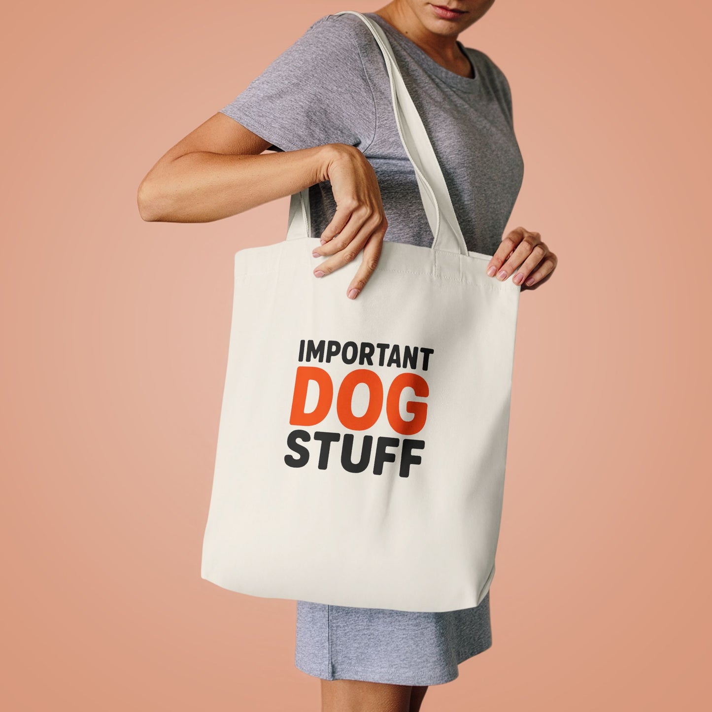 Dog Person Tote Bag - Reusable Canvas Shopper
